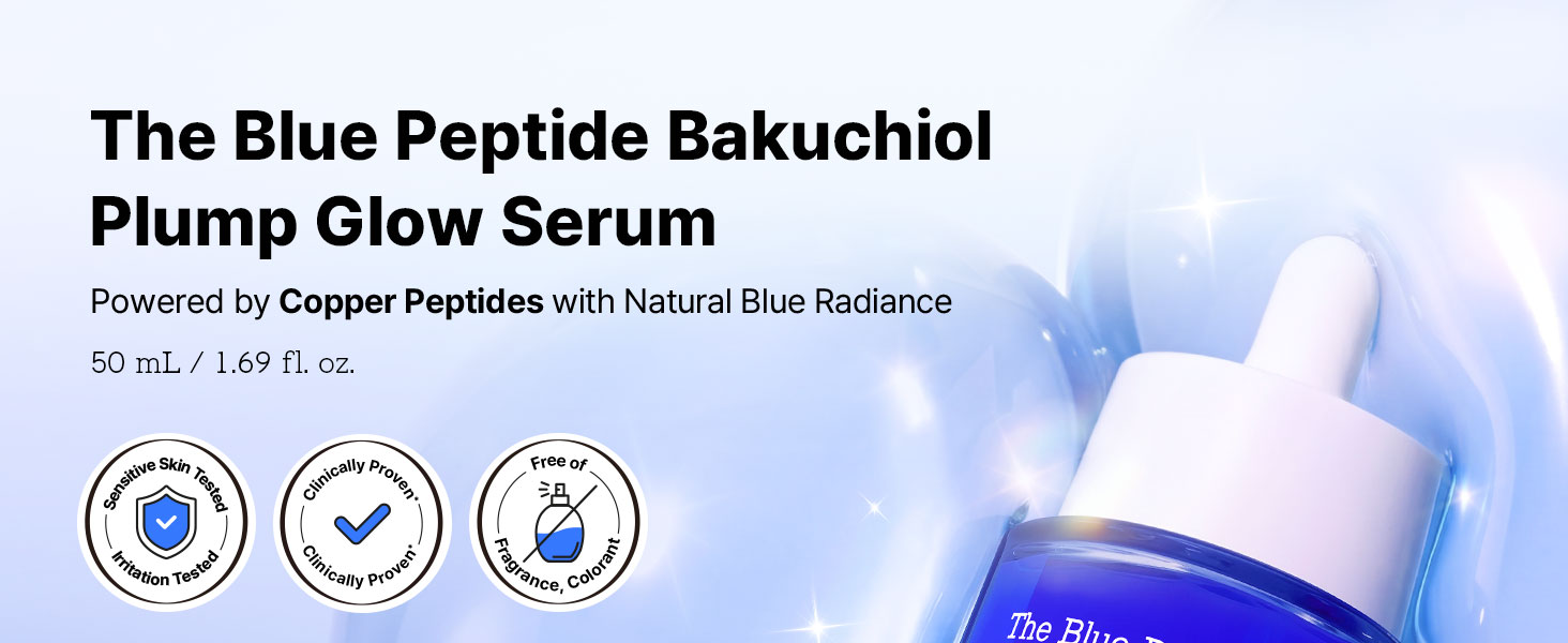 The Blue Copper Peptide Bakuchiol Serum detail 1