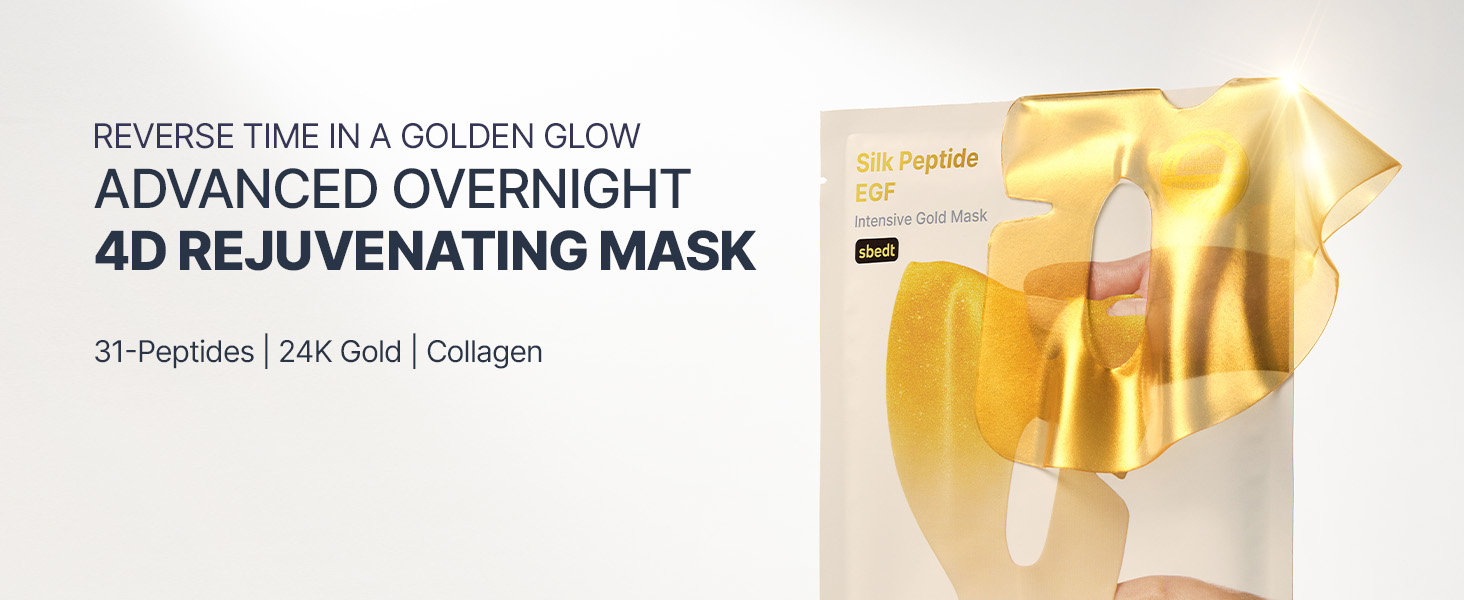 Deep Collagen Silk Peptide EGF Gold Overnight Mask detail 1