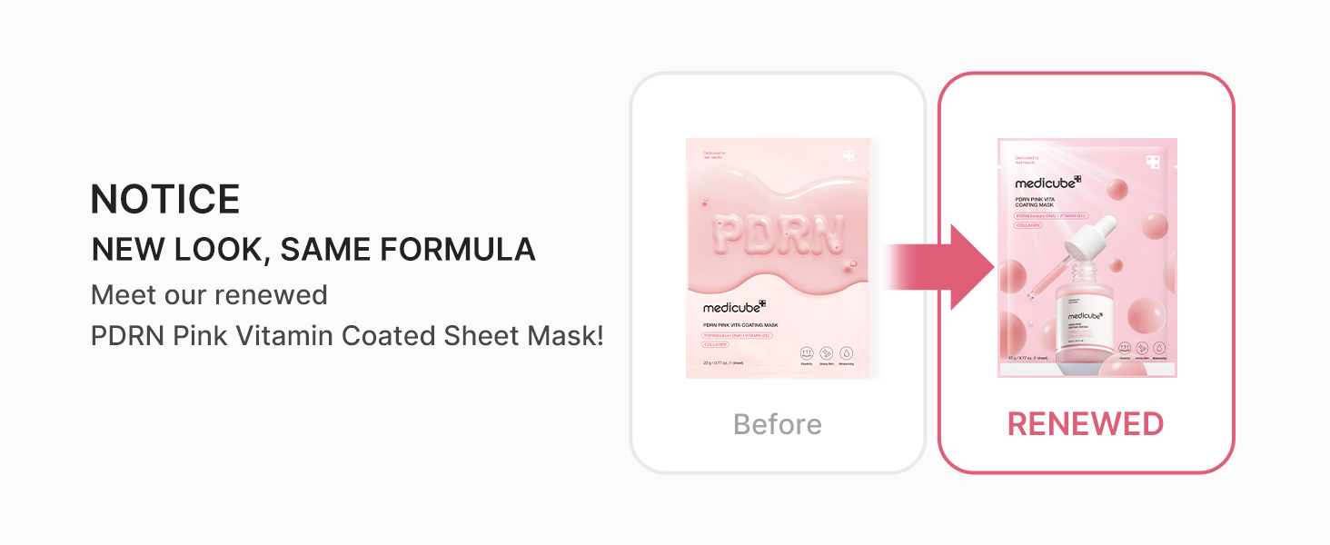 Salmon DNA PDRN Pink Vitamin Coated Sheet Mask detail 1