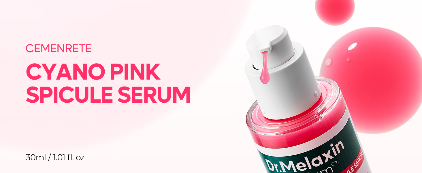 Cyano Pink Spicule Serum with Vitamin B12 detail 1