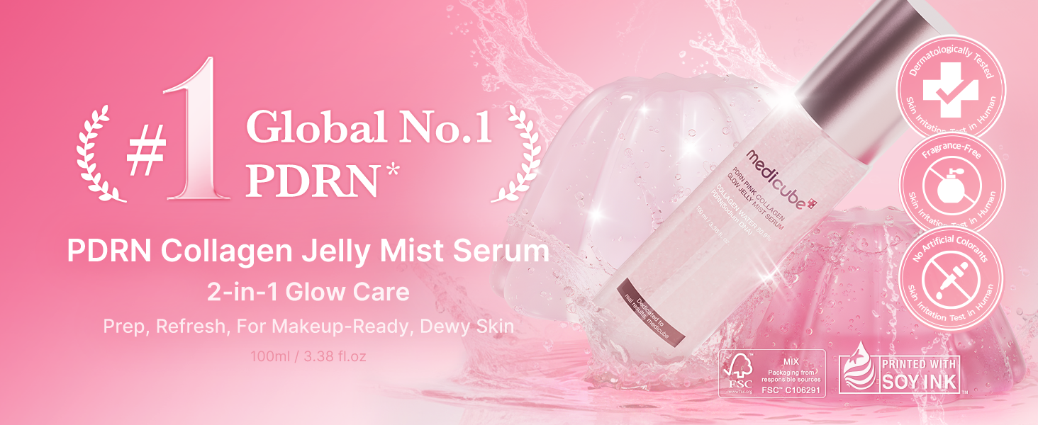 Jelly Mist Serum with Pink PDRN Collagen detail 1