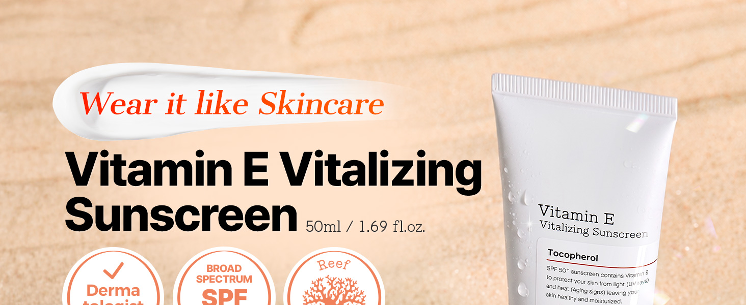Vitamin E Sunscreen SPF 50 detail 1