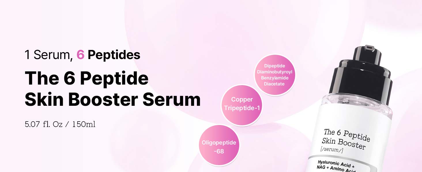 6X Peptide Collagen Skin Booster Toner Serum for detail 1