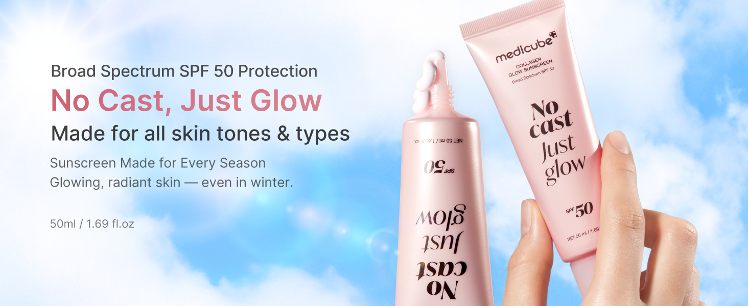 Sunscreen No Cast Just Glow Collagen detail 1