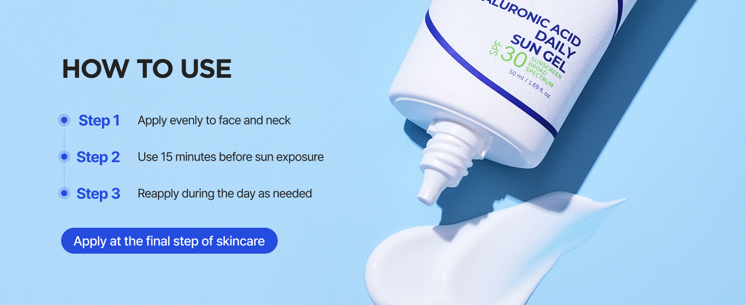 Hyaluronic Acid Daily Sun Gel SPF 30 detail 10