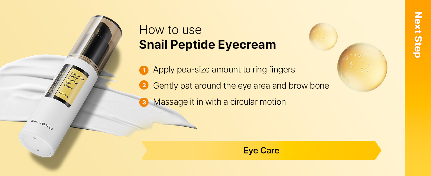 Snail Mucin Peptide Under Eye Cream for Anti-aging detail 10