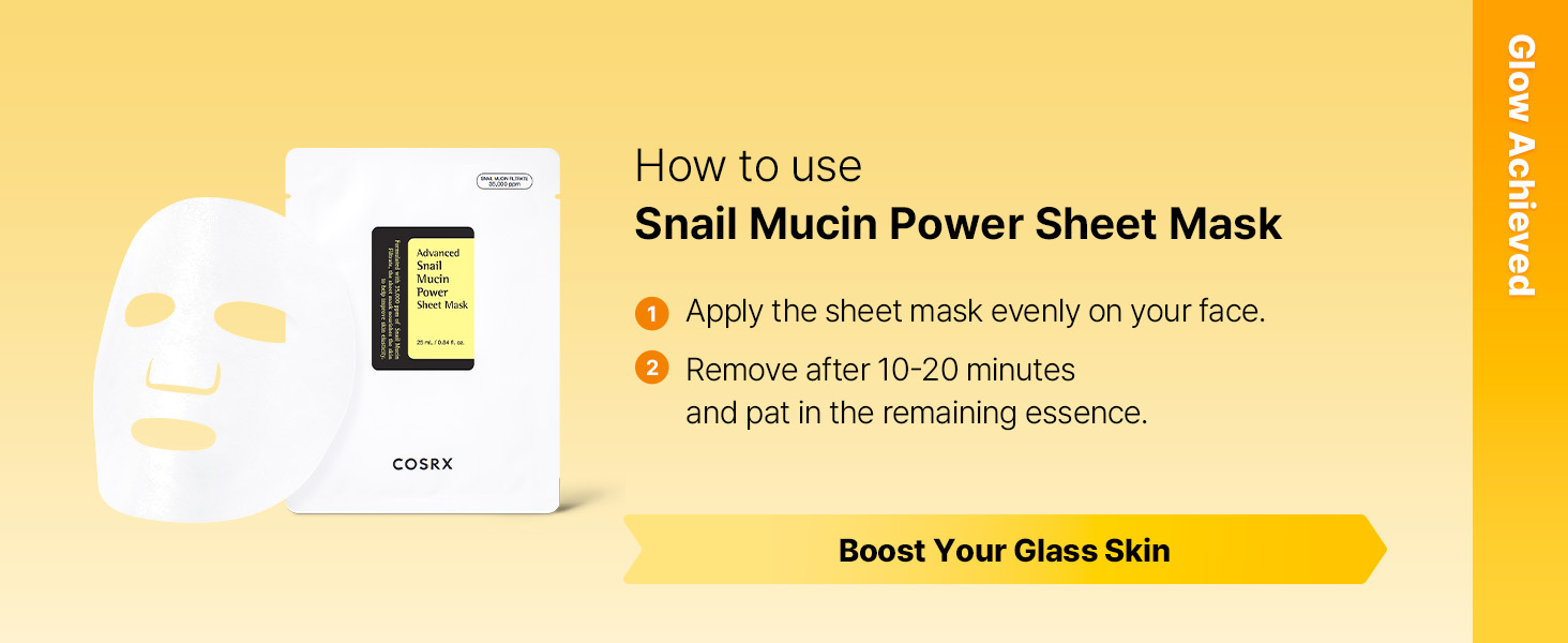 Snail Mucin Sheet Mask detail 10