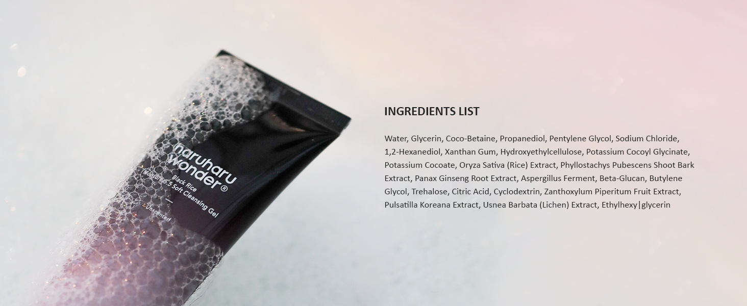 Black Rice Moisture 5.5 Soft Cleansing Gel detail 11