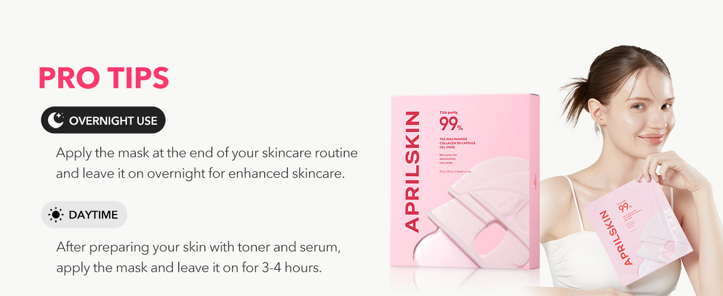 TXA Pink Capsule Gel Mask detail 11