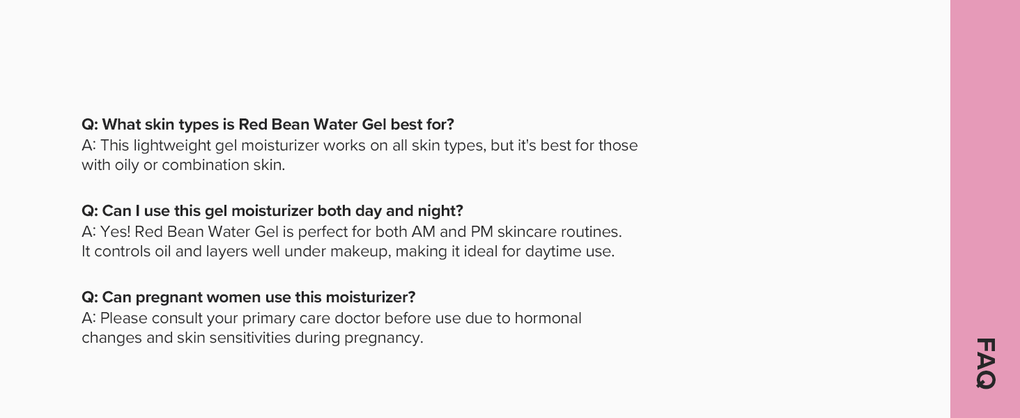 Red Bean Water Gel Hydrating Peptide Hydro Boost detail 11