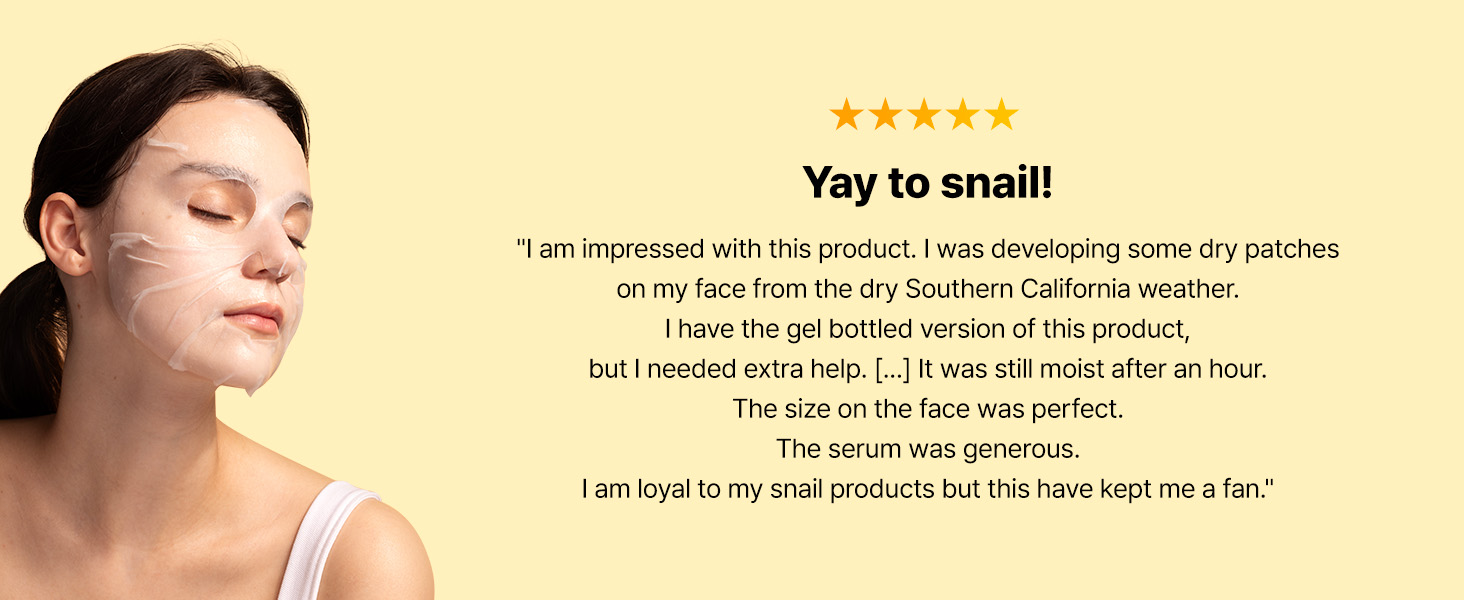 Snail Mucin Sheet Mask detail 12