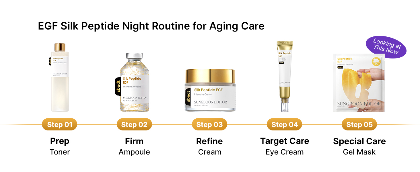 Deep Collagen Silk Peptide EGF Gold Overnight Mask detail 13