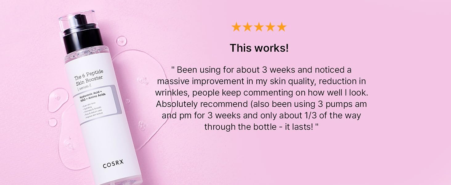 6X Peptide Collagen Skin Booster Toner Serum for detail 14