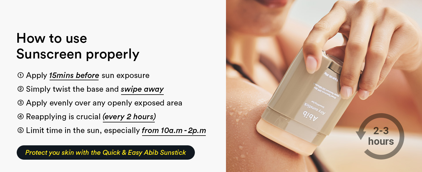 Airy Sunstick Protection Bar DUO SPF50+ Broad Spectrum detail 15