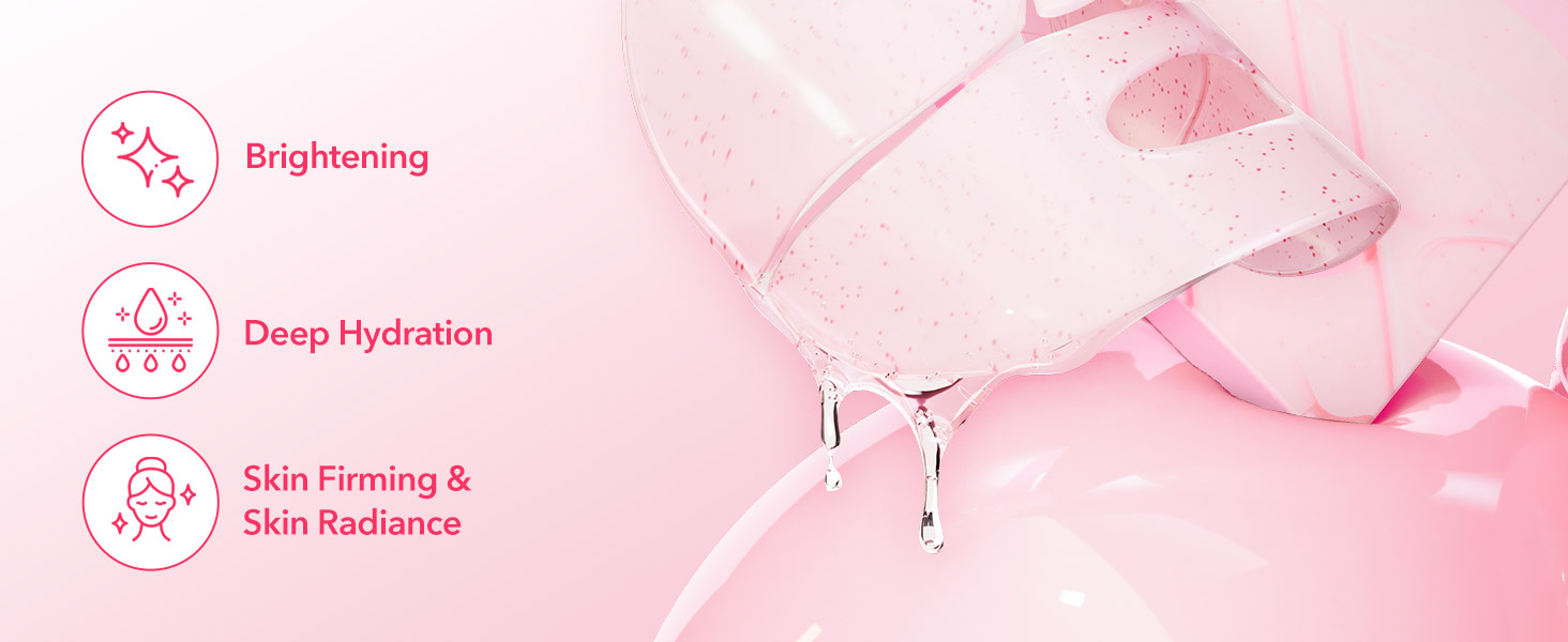 TXA Pink Capsule Gel Mask detail 2