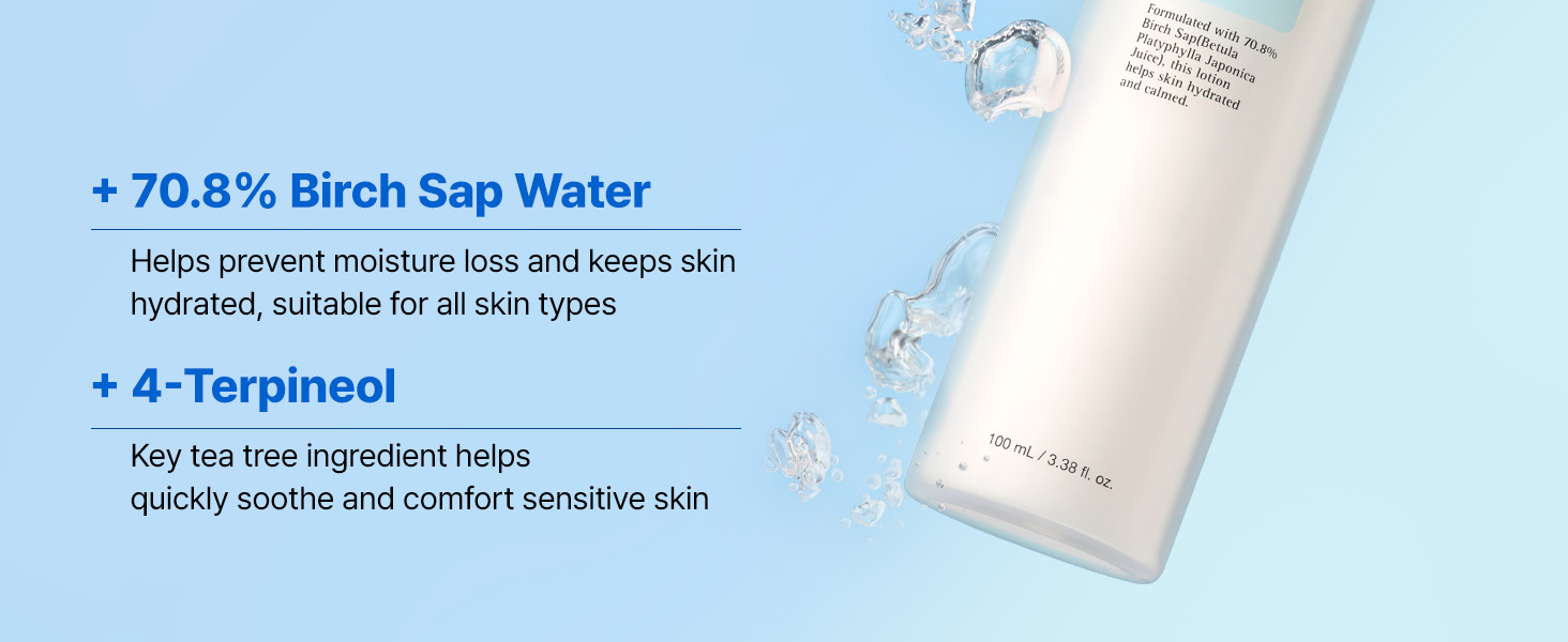Oil Free Lotion with Birch Sap detail 2