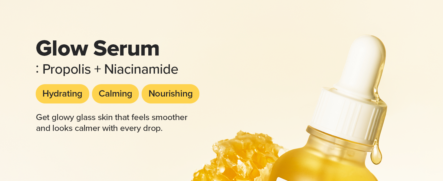 Glow Serum Propolis and Niacinamide Hydrating Facial Soothing detail 2