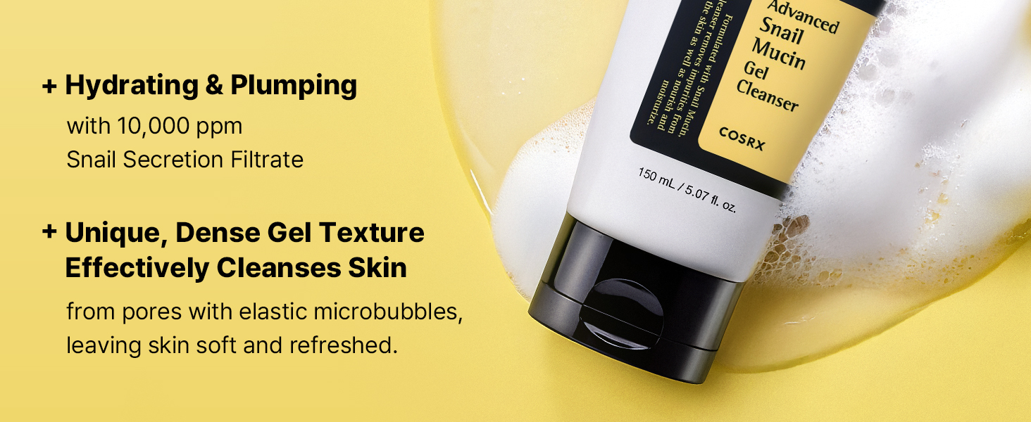 Advanced Snail Mucin Gel Cleanser for Dull detail 2