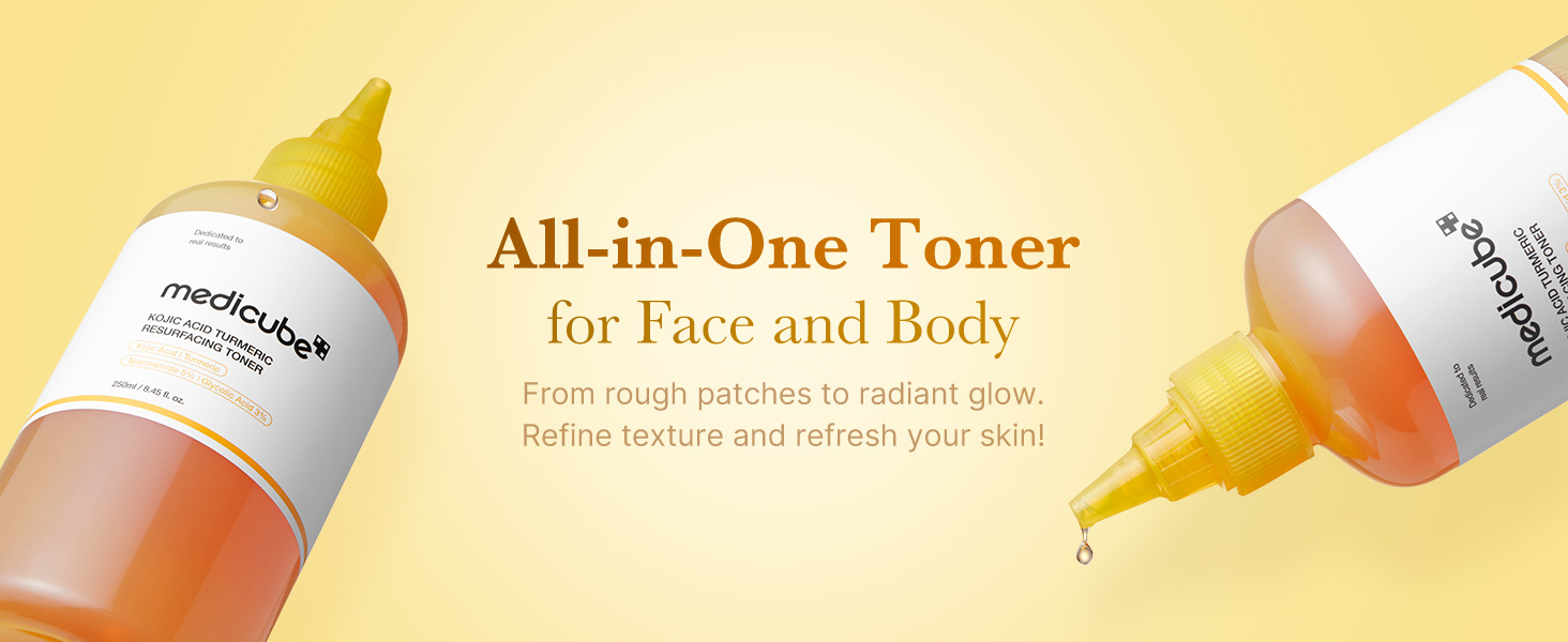 Kojic Acid Turmeric Smoothing Toner for Face & detail 2