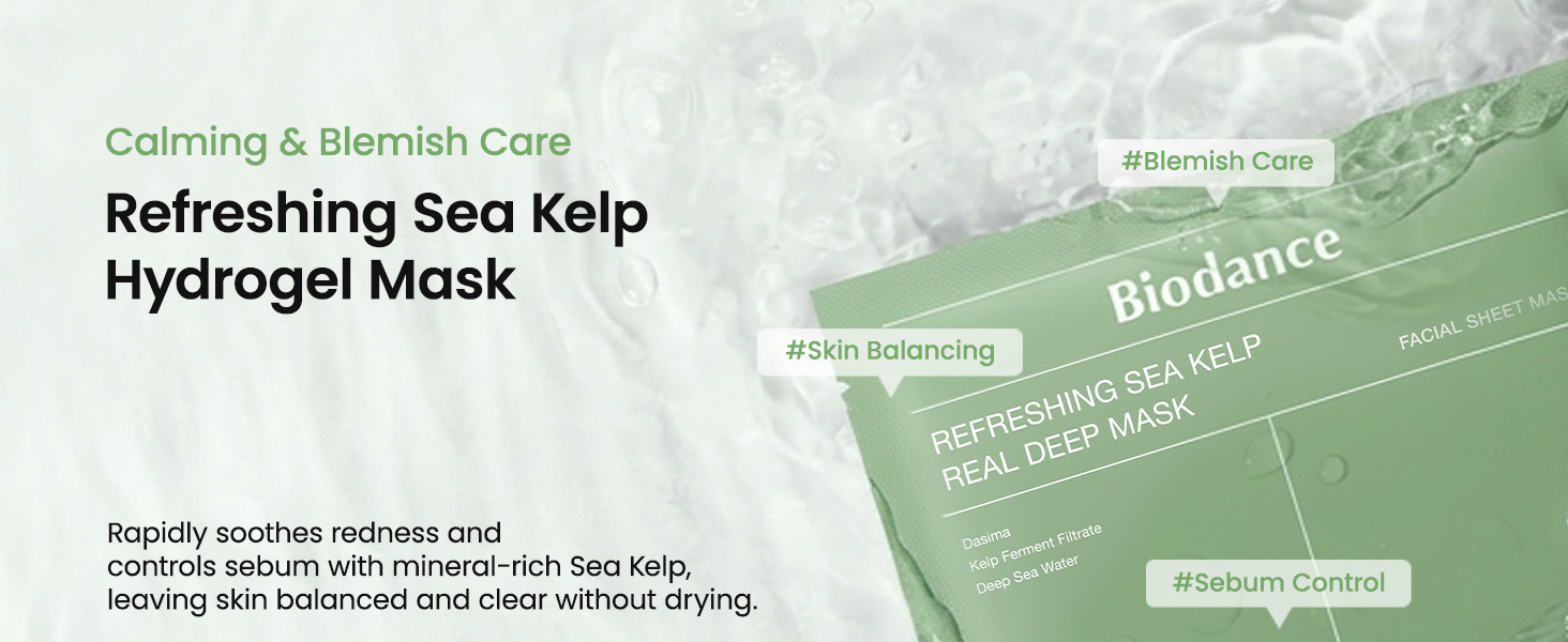 Refreshing Sea kelp Real Deep Mask detail 2