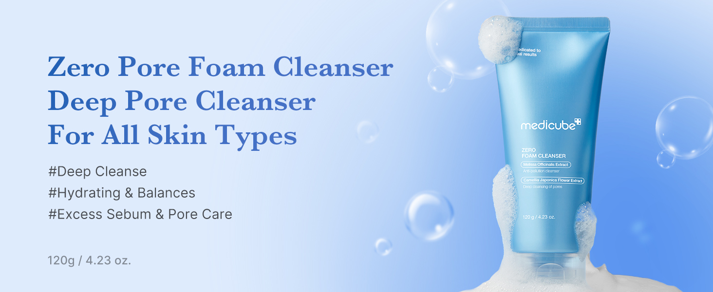 Facial Cleanser Zero Foam Cleanser for Pore & detail 1