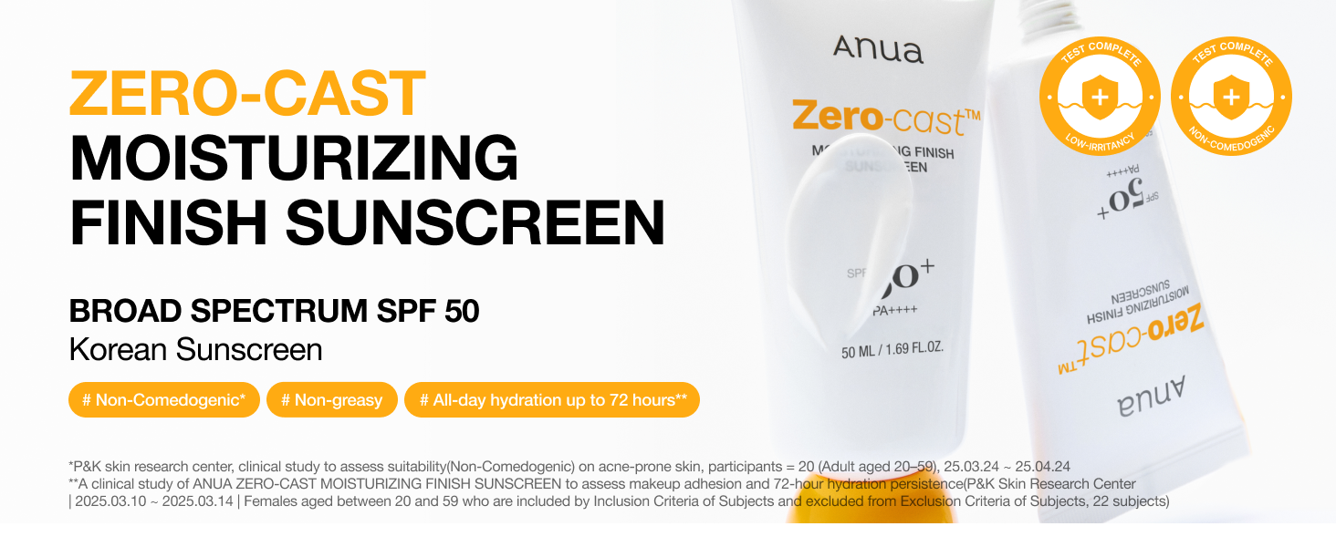 Zero-Cast Moisturizing Sunscreen SPF 50 detail 2