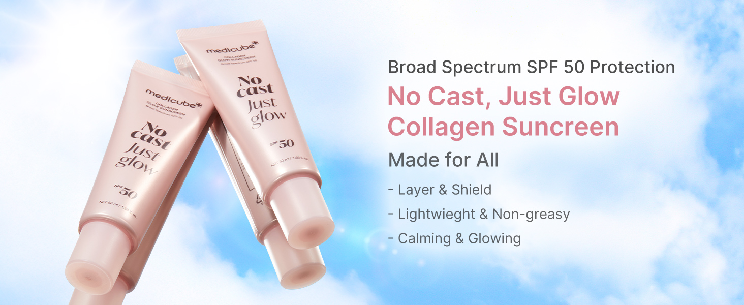 Sunscreen No Cast Just Glow Collagen detail 2
