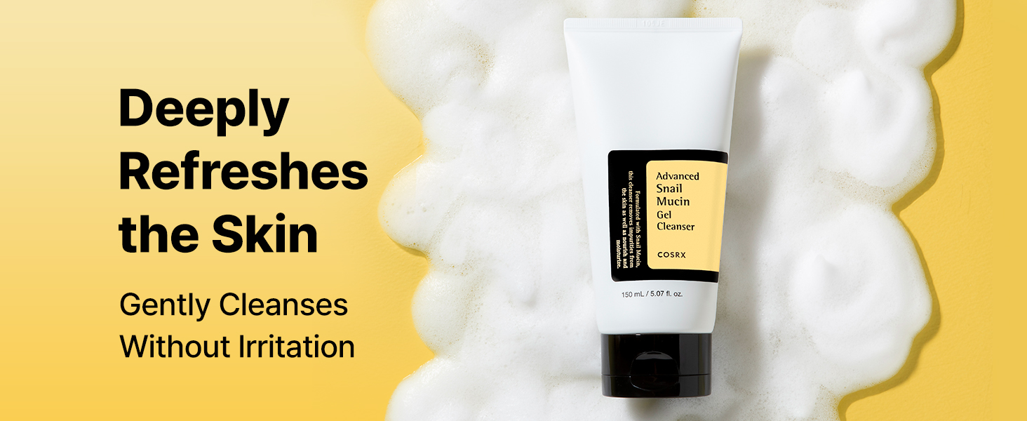 Advanced Snail Mucin Gel Cleanser for Dull detail 3