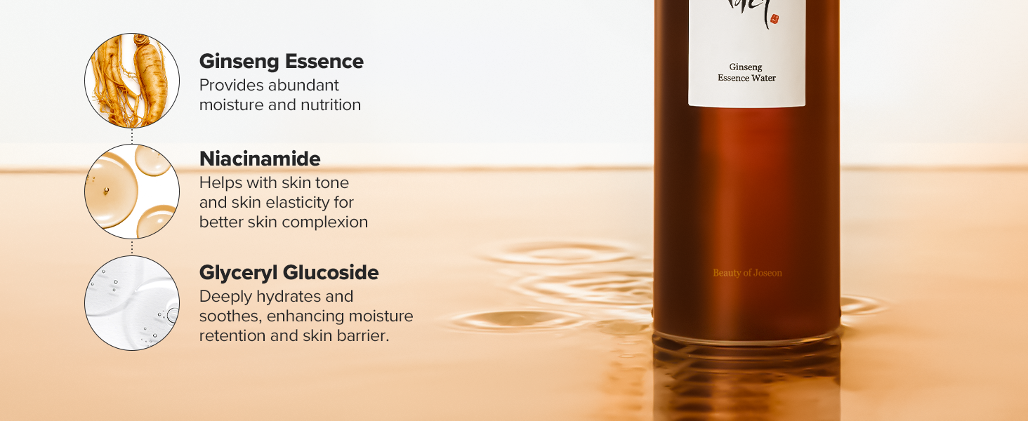 Ginseng Essence Water Hydrating Face Toner for Dry detail 3