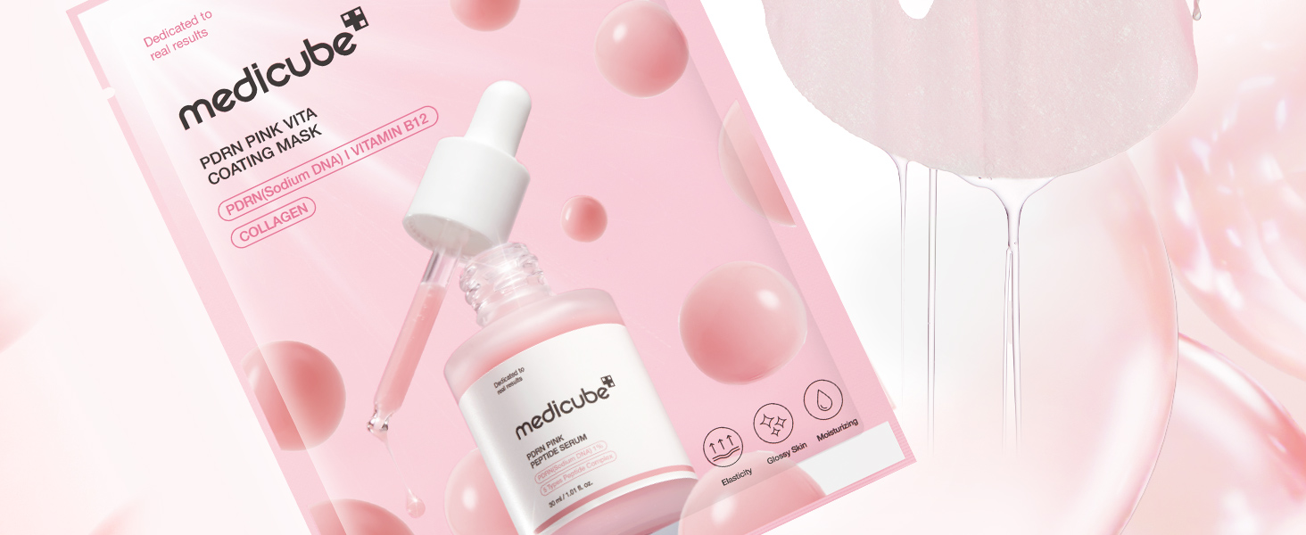 Salmon DNA PDRN Pink Vitamin Coated Sheet Mask detail 3