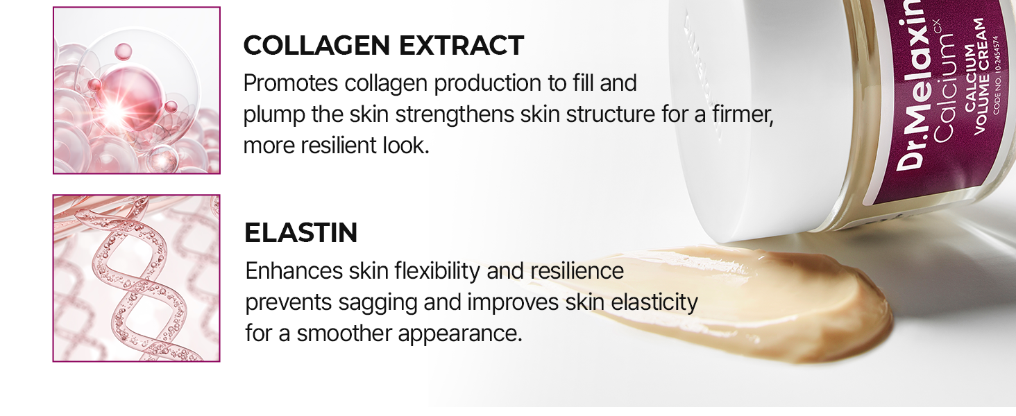 Calcium Intense Firming Cream with Collagen & Elastin detail 3