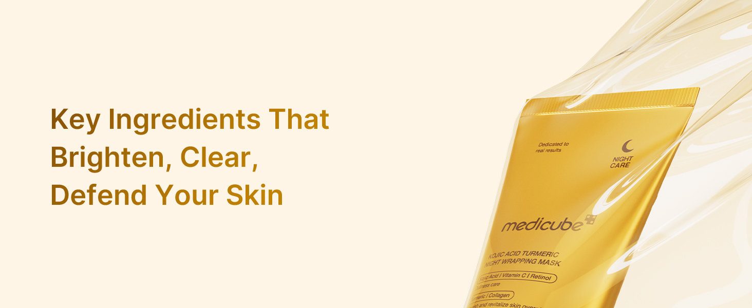 Wrapping Mask Kojic Acid Turmeric- Overnight Peel Off detail 3