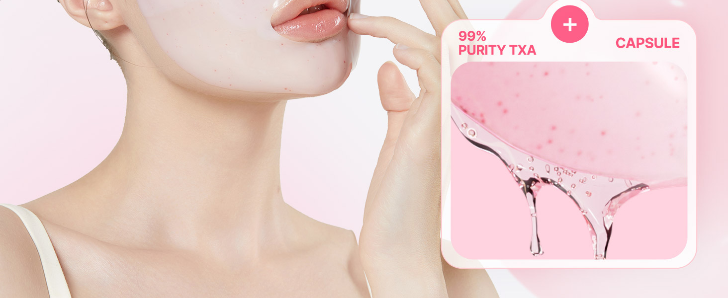 TXA Pink Capsule Gel Mask detail 4
