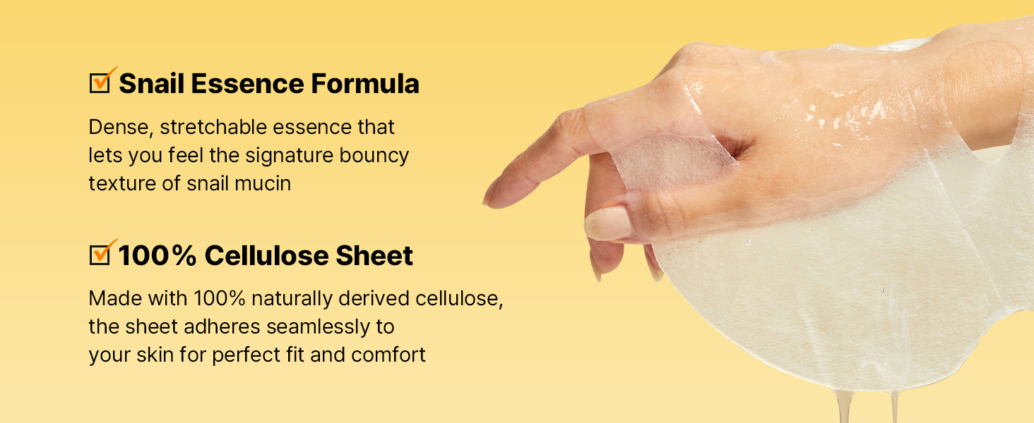 Snail Mucin Sheet Mask detail 4