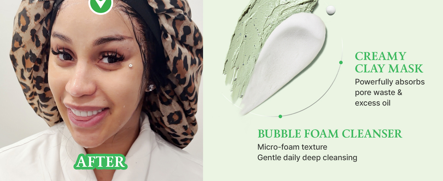 Green Tomato Pore Clay Mask Cleanser for Deep detail 4