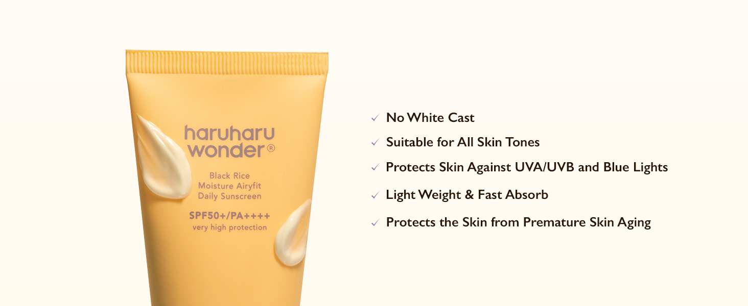 Black Rice Moisture Airyfit Daily Sunscreen SPF50+ detail 5