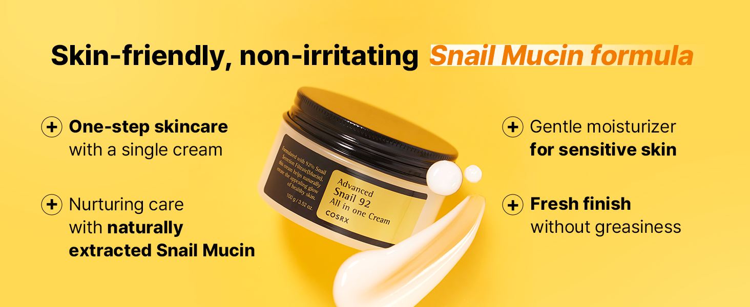 Snail Mucin 92% Face Moisturizer for Soft & detail 4