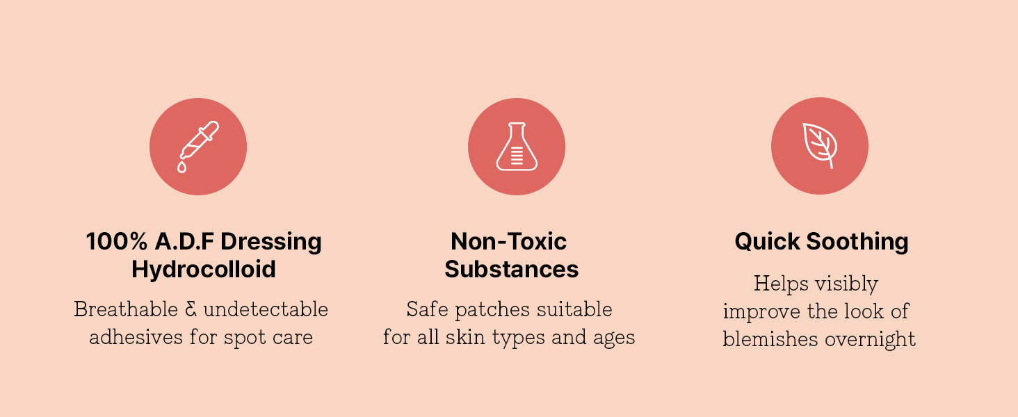 Acne Pimple Patches Absorbing Hydrocolloid Spot detail 5