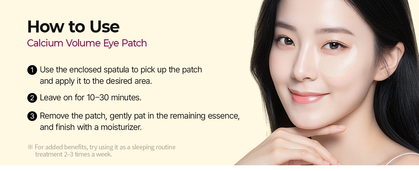 Calcium Volume Under Eye Patches for Puffy Eyes detail 5