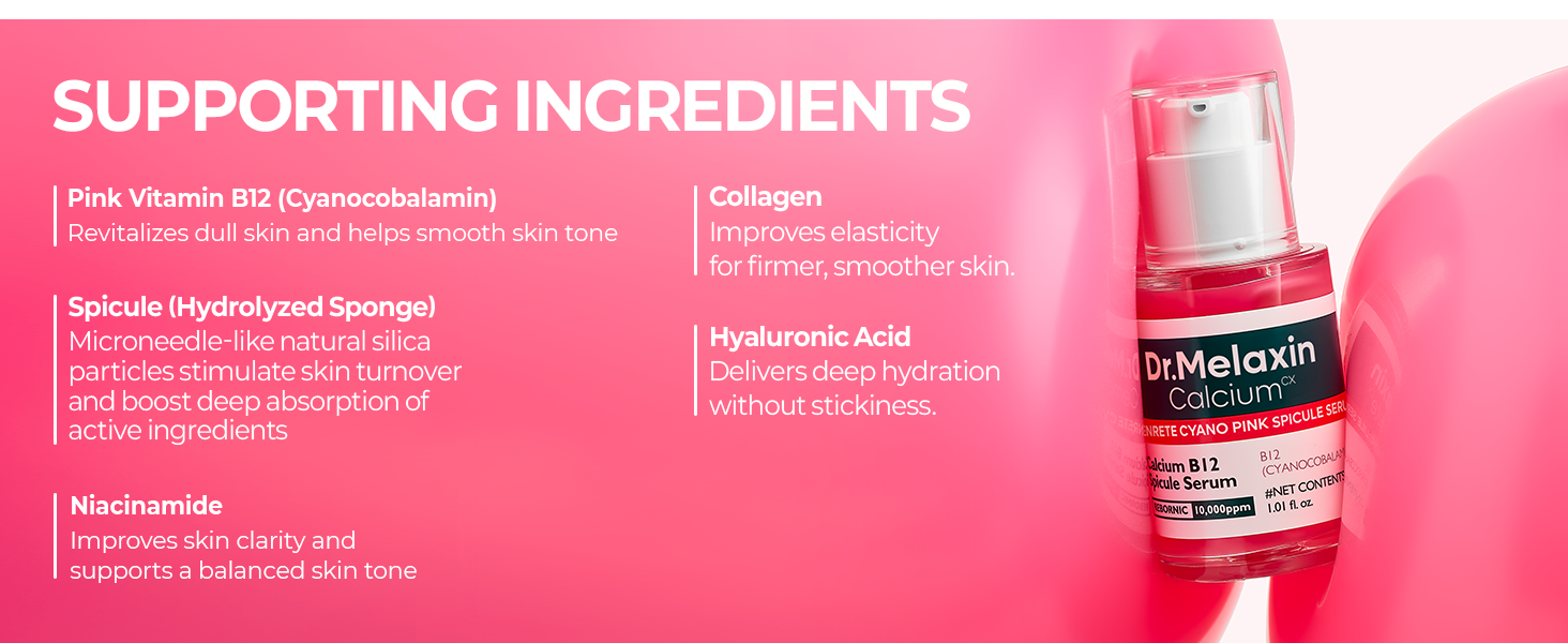 Cyano Pink Spicule Serum with Vitamin B12 detail 5