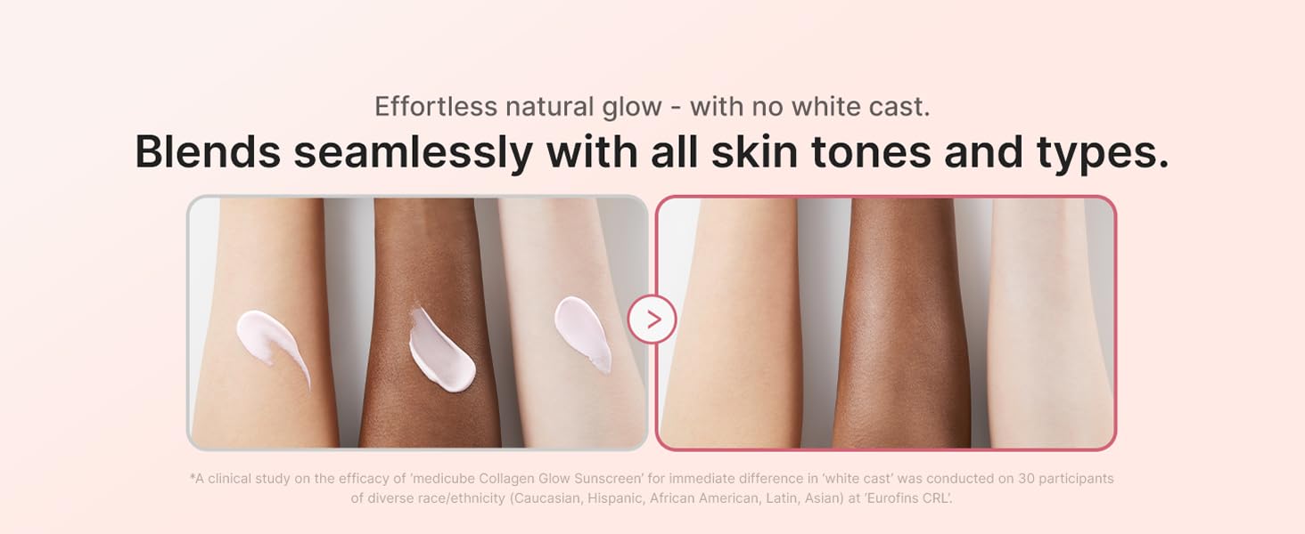 Sunscreen No Cast Just Glow Collagen detail 5