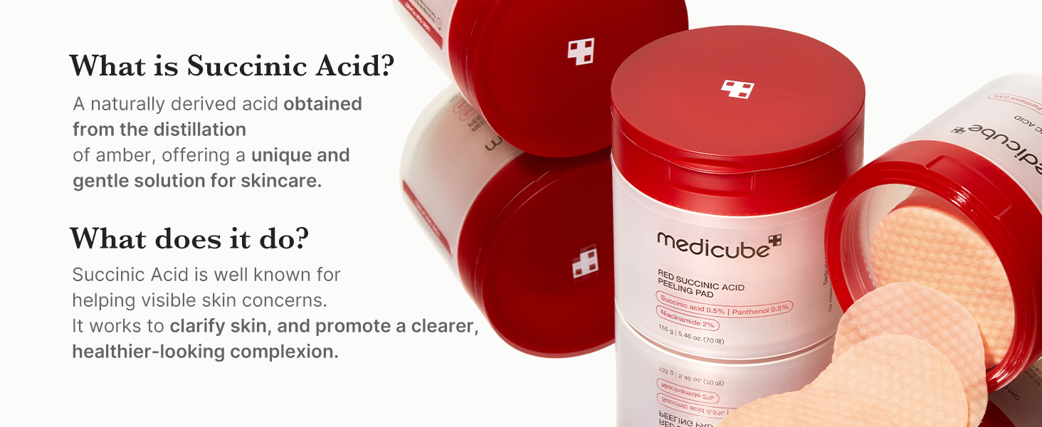 Toner Pads Red Succinic Acid Panthenol Pad for detail 5