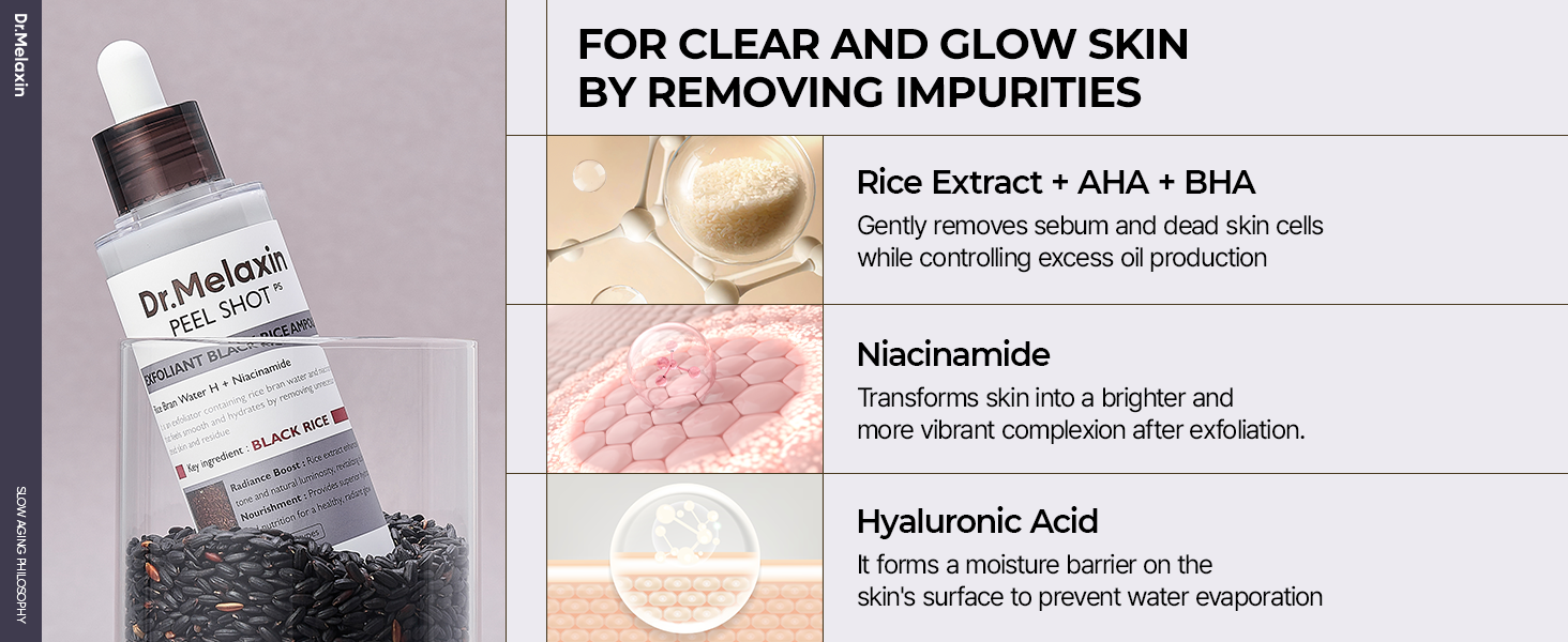 Peel Shot Black Rice Exfoliating Ampoule detail 5