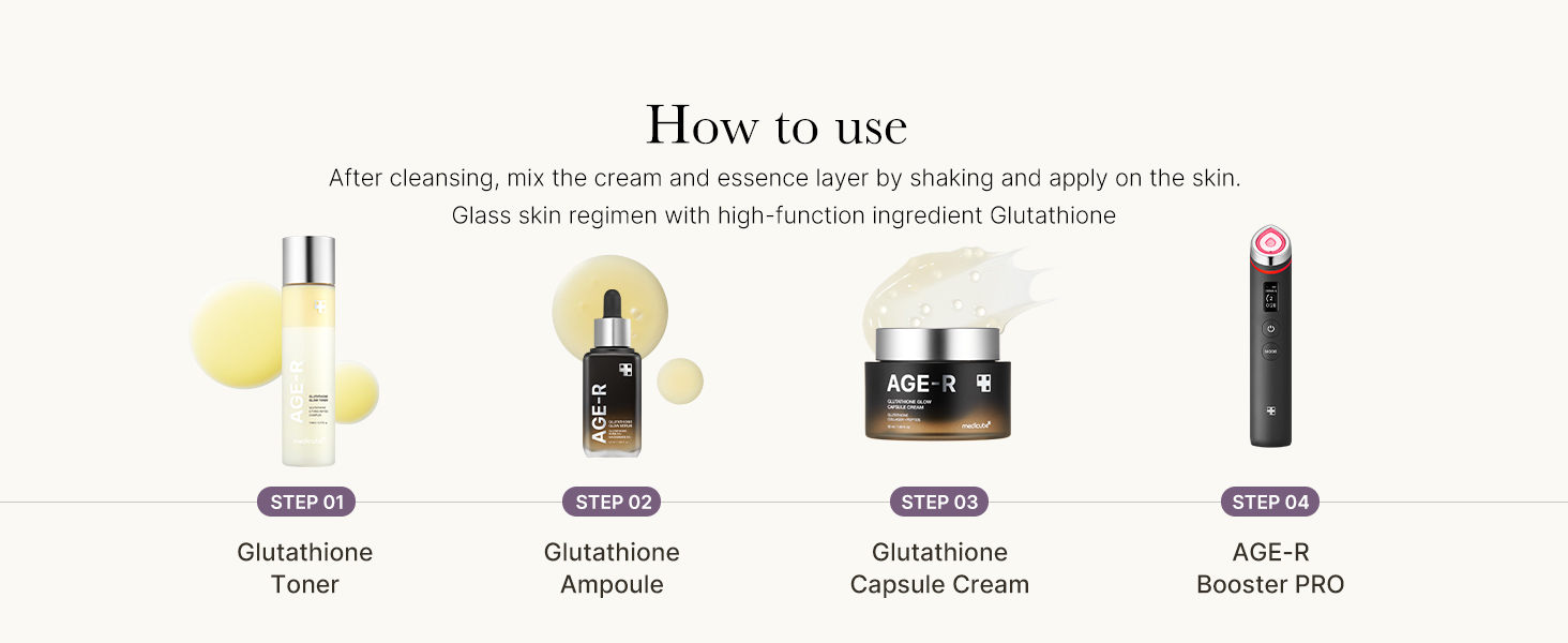 Age-R Glutathione Glow Milky Toner detail 6