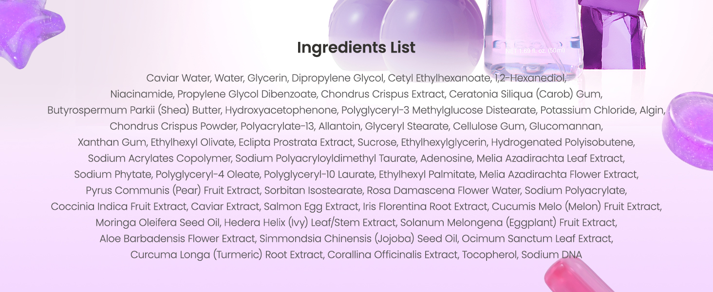 Caviar PDRN Jelly Serum Mist detail 6