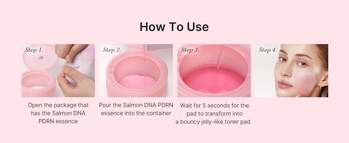 Toner Pads Salmon DNA PDRN Pink Collagen Jelly detail 6