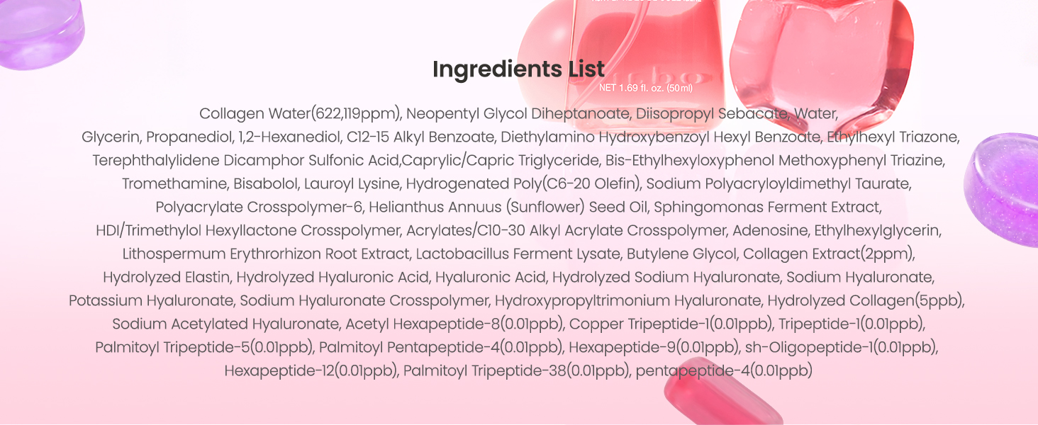 Collagen Peptides Jelly Serum Mist detail 6