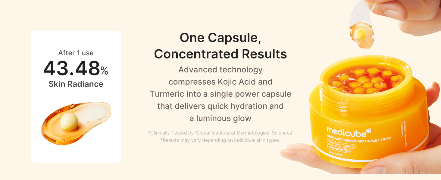 Capsule Cream with Kojic Acid & Turmeric for detail 7