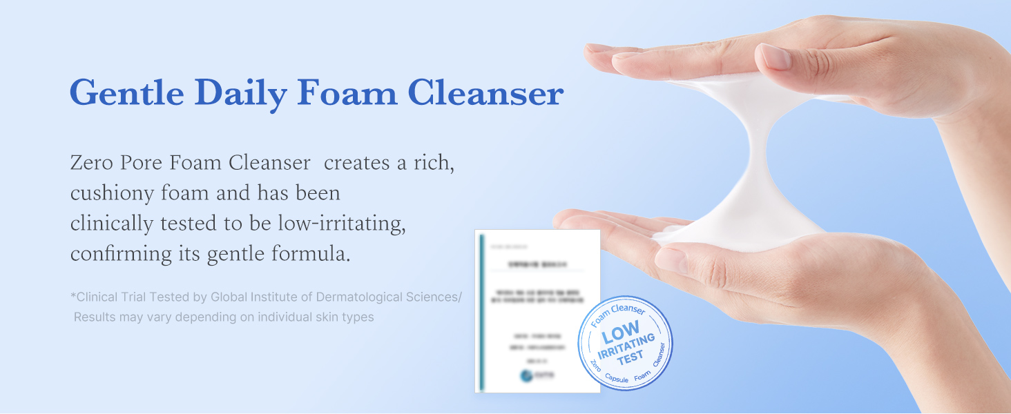 Facial Cleanser Zero Foam Cleanser for Pore & detail 6