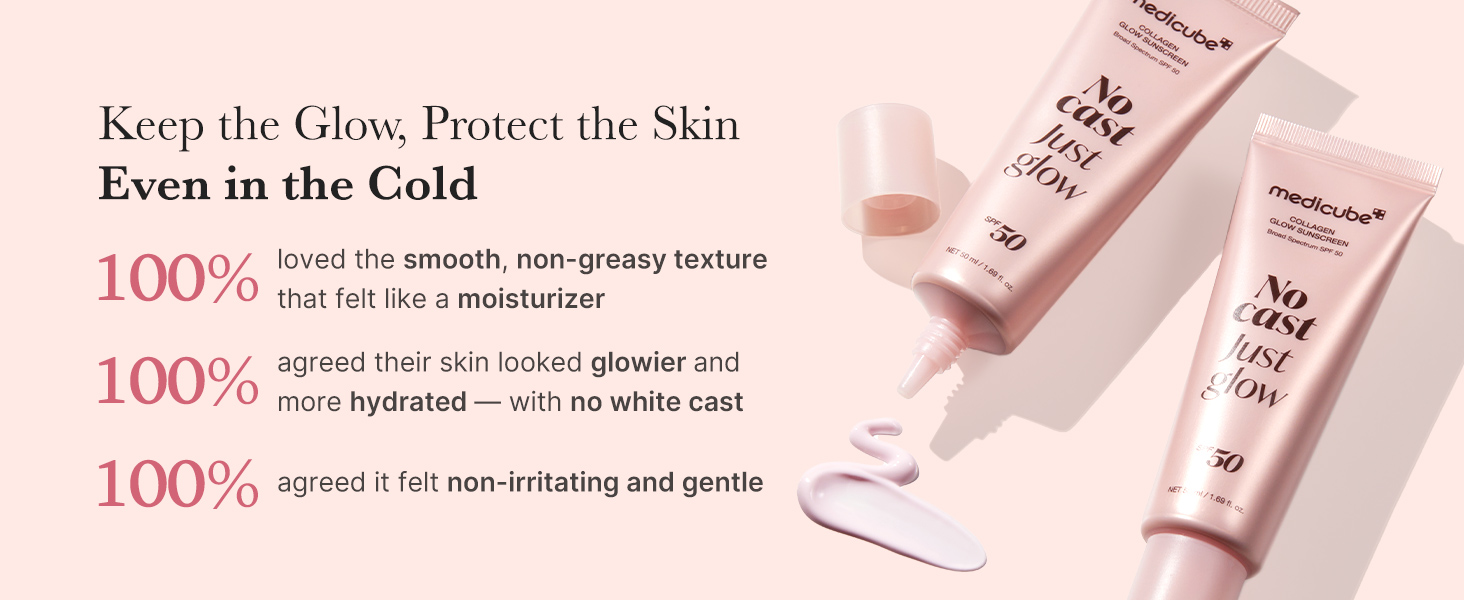 Sunscreen No Cast Just Glow Collagen detail 7
